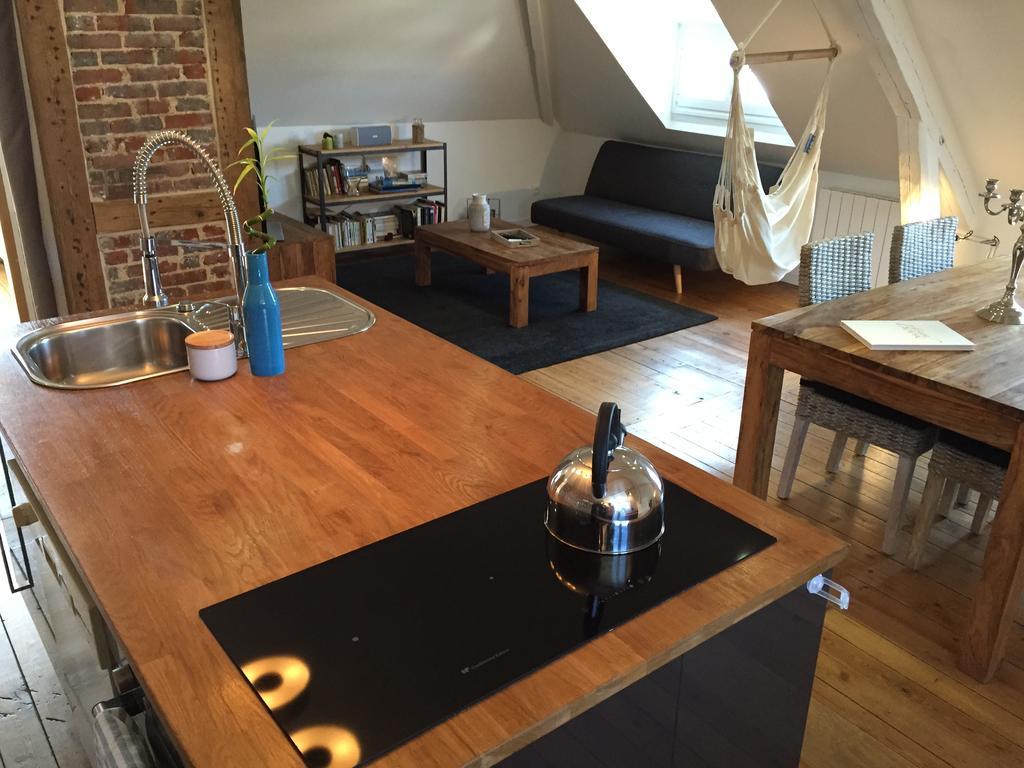 Le Loft Du Clocheton Lägenhet Étretat Exteriör bild